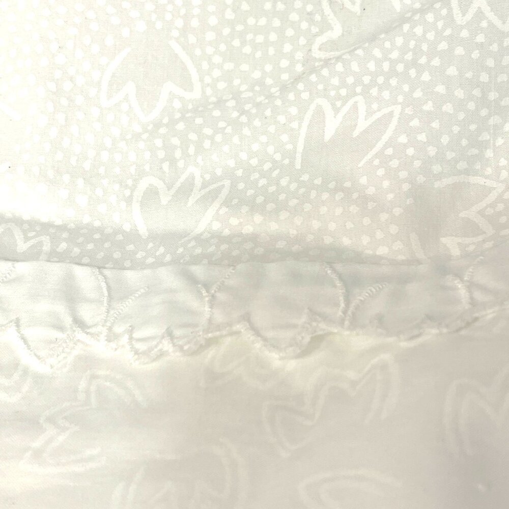 Dan River Millenium Collection flat sheet Conran Vintage cottagecore lace  Q